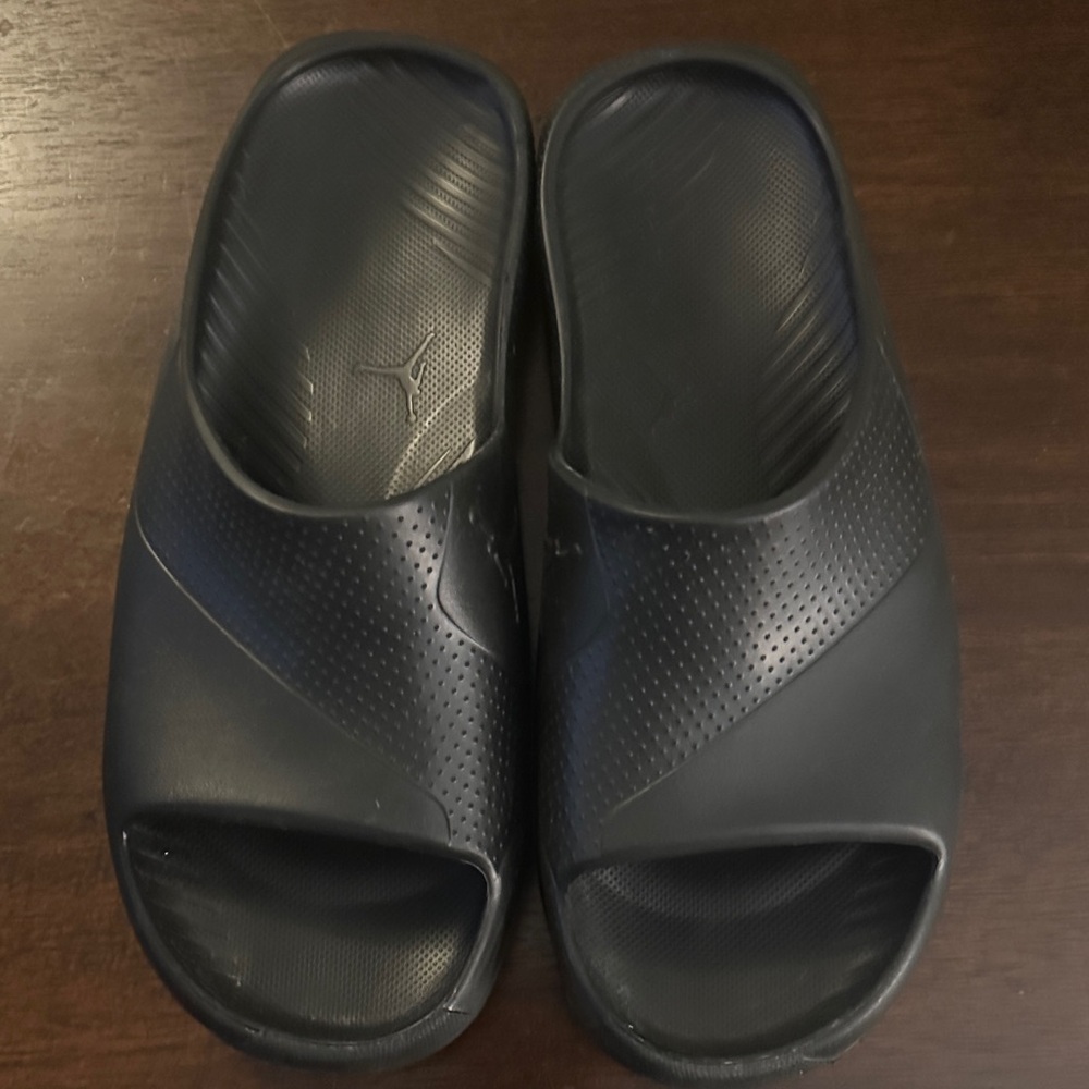 Jordan Black Slide Sandals